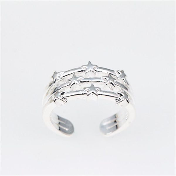 wedding rings silver ring temperament female wild personality charm simple star opening hand jewelry, Slivery;golden
wedding rings silver ring temperament female wild personality charm simple star opening hand jewelry, Slivery;golden