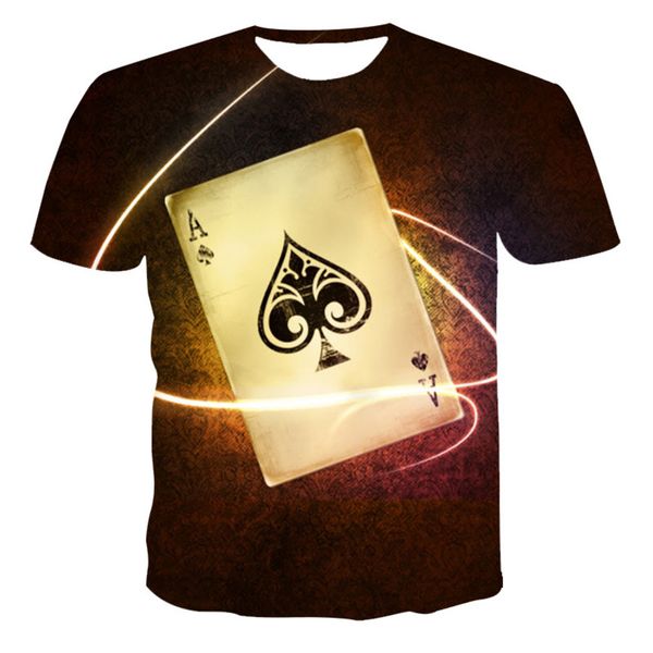 2021 new men's 3d poker printing trend t-shirt comfortable bird eye round neck short sve fashion 913a, White;black
2021 new men's 3d poker printing trend t-shirt comfortable bird eye round neck short sve fashion 913a, White;black