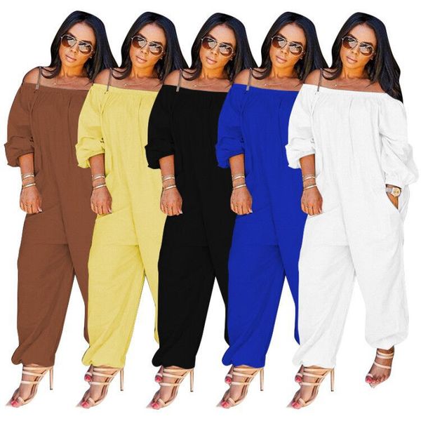 2021 fall new style fashion long sleeve pure color casual strapless loose party long jumpsuit wholesale dropshpping, Black;white
2021 fall new style fashion long sleeve pure color casual strapless loose party long jumpsuit wholesale dropshpping, Black;white