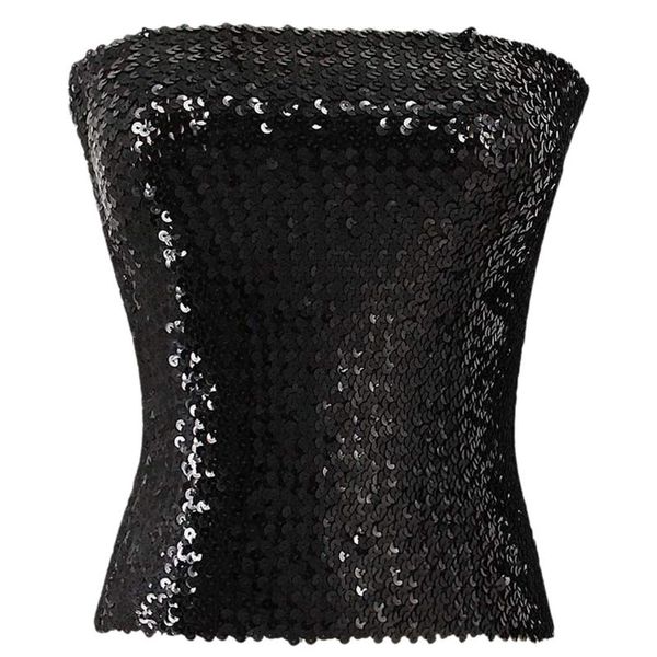 women's tanks & camis women crop sequin clubwear tube chest wrap party strapless camisole ladies vest cropped 2021, White
women's tanks & camis women crop sequin clubwear tube chest wrap party strapless camisole ladies vest cropped 2021, White