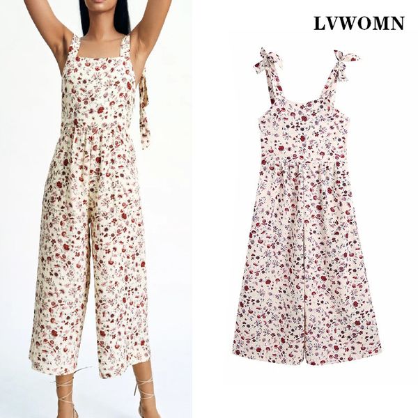 womn za 2021 jumpsuit women summer vintage print loose jumpsuit woman elegant bow tie sleeveless chic holiday woman clothes, Black;white
womn za 2021 jumpsuit women summer vintage print loose jumpsuit woman elegant bow tie sleeveless chic holiday woman clothes, Black;white