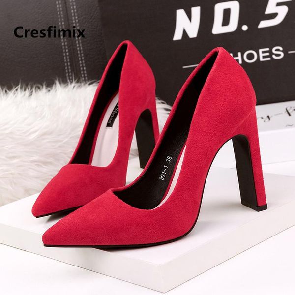 cresfimix women fashion comfortable red square high heel wedding shoes female casual street lady cool slip on c2576 dress, Black
cresfimix women fashion comfortable red square high heel wedding shoes female casual street lady cool slip on c2576 dress, Black