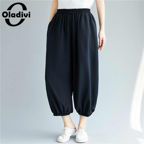 oladivi plus size wide leg harem pants women cotton linen 3/4 length casual black pant spring summer capris loose trousers women's &, Black;white
oladivi plus size wide leg harem pants women cotton linen 3/4 length casual black pant spring summer capris loose trousers women's &, Black;white