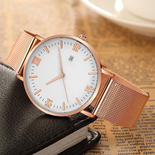 wristwatches geneva men's high-end mesh belt quartz watch creative explosion-proof stainless steel fashion male casual clock, Slivery;brown
wristwatches geneva men's high-end mesh belt quartz watch creative explosion-proof stainless steel fashion male casual clock, Slivery;brown