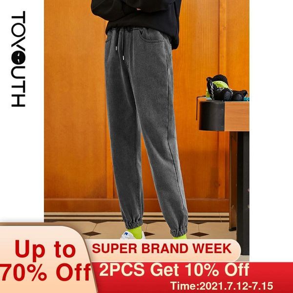 women's jeans toyouth women 2021 autumn elastic high waist trousers solid black streetwear chic casual jogger denim haren pants, Blue
women's jeans toyouth women 2021 autumn elastic high waist trousers solid black streetwear chic casual jogger denim haren pants, Blue