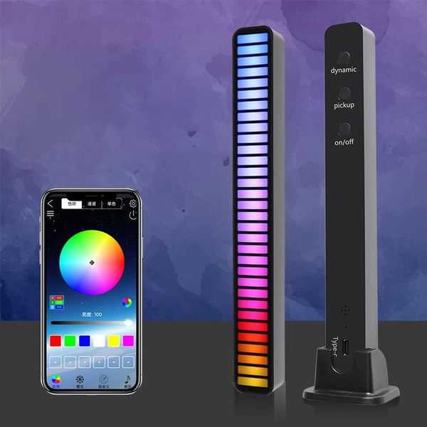 novelty lighting sound-activated rechargeable 32led strip pickup rhythm lights rgb colorful tube music atmosphere ambient app control night
novelty lighting sound-activated rechargeable 32led strip pickup rhythm lights rgb colorful tube music atmosphere ambient app control night