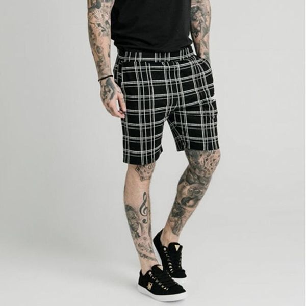 men's shorts 2021 trendy summer striped plaid casual for men loose midrise outdoor all-match straight leg five-cent pants, White;black
men's shorts 2021 trendy summer striped plaid casual for men loose midrise outdoor all-match straight leg five-cent pants, White;black
