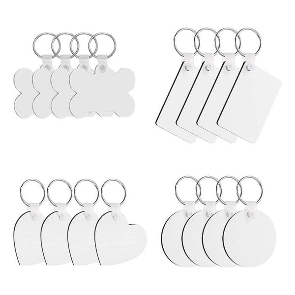 keychains sublimation blank keychain thermal transfer key chain double-side print keyring u90e, Silver 
keychains sublimation blank keychain thermal transfer key chain double-side print keyring u90e, Silver