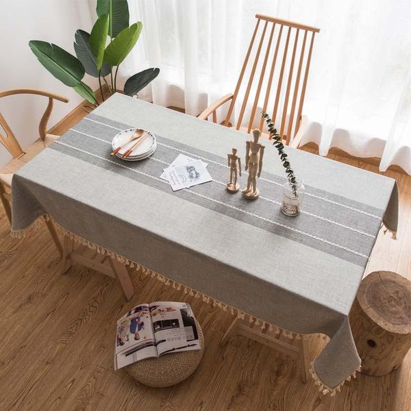 table cloth tassel plaid decorative linen tablecloth oilproof thick rectangular wedding dining cover coffee gray tea
table cloth tassel plaid decorative linen tablecloth oilproof thick rectangular wedding dining cover coffee gray tea
