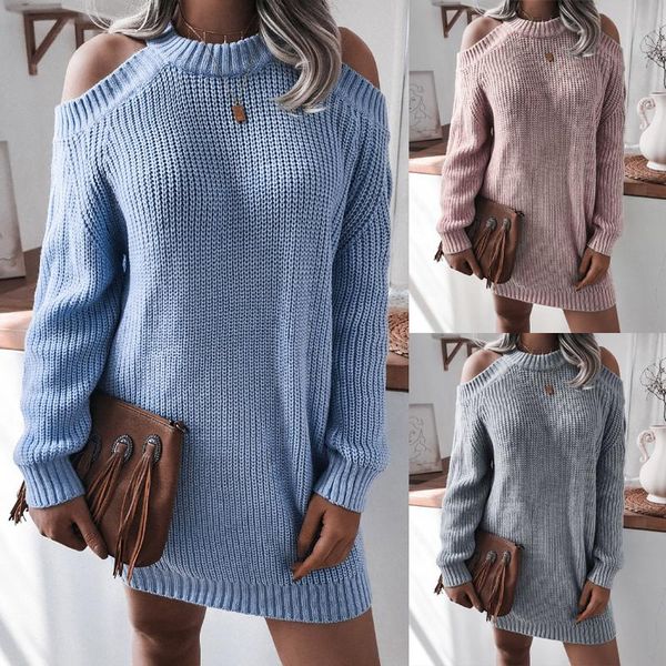 casual dresses winter elegant fashion solid color stitching loose strapless long-sleeved knitted dress warm party, Black;gray
casual dresses winter elegant fashion solid color stitching loose strapless long-sleeved knitted dress warm party, Black;gray