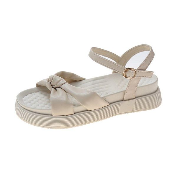 women's girl summer sandals thick crust student fairy wind word with a french roman flat shoes tide ins, Black
women's girl summer sandals thick crust student fairy wind word with a french roman flat shoes tide ins, Black