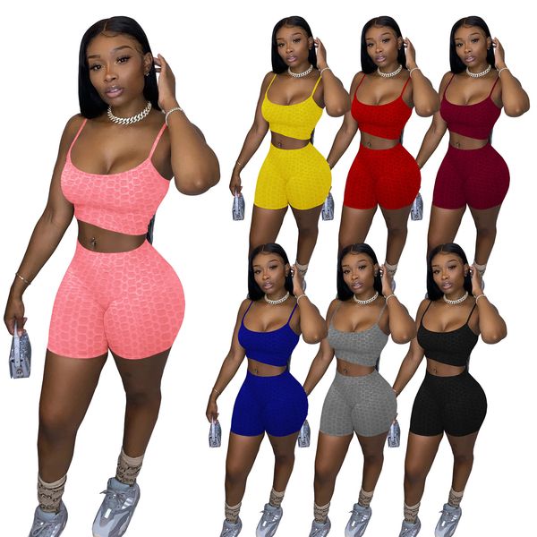 selling summer women tracksuit shorts outfits two pieces sets sportswear jogger suits 2021 slim suspenders plus size clothing, Gray
selling summer women tracksuit shorts outfits two pieces sets sportswear jogger suits 2021 slim suspenders plus size clothing, Gray