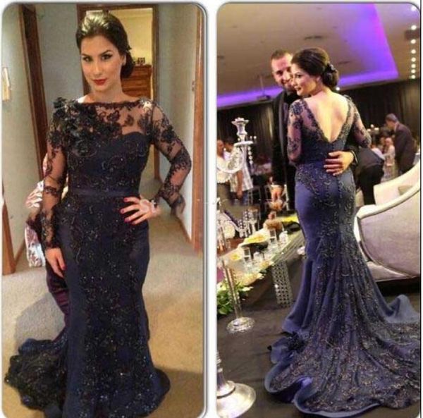 vintage black lace mermaid evening dresses sheer long sleeves backless appliques lace formal party gowns fashionable prom, Black;red
vintage black lace mermaid evening dresses sheer long sleeves backless appliques lace formal party gowns fashionable prom, Black;red