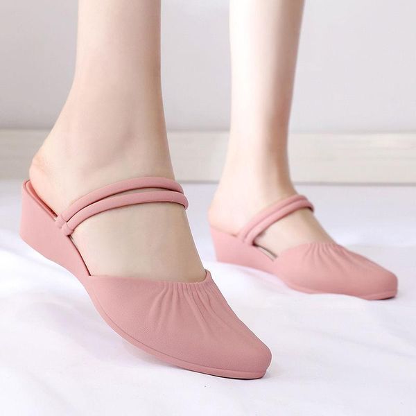 sandals women 2021 fashionable style women's shallow mouth non slip soft bottom slope heel fashion, Black
sandals women 2021 fashionable style women's shallow mouth non slip soft bottom slope heel fashion, Black