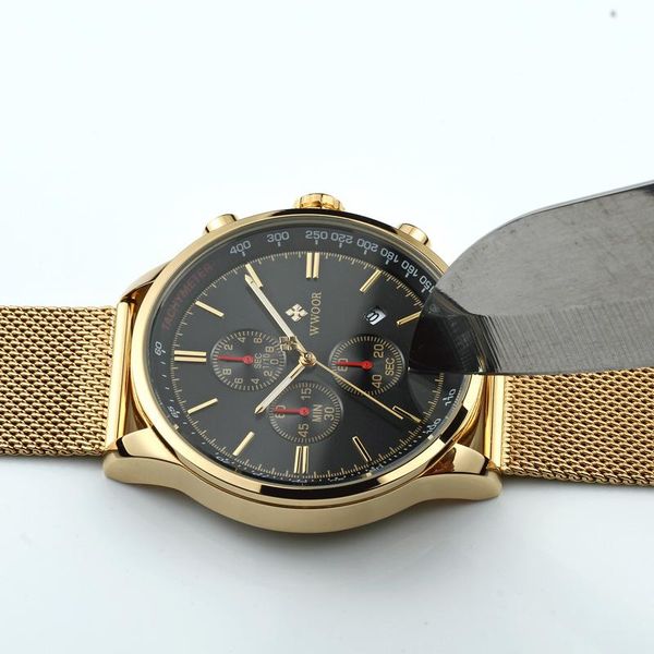wristwatches relogio masculino watch men wwoor chronograph gold watches golden male wristwatch military mens 2021, Slivery;brown
wristwatches relogio masculino watch men wwoor chronograph gold watches golden male wristwatch military mens 2021, Slivery;brown