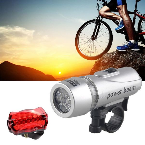 bike lights 5 led mtb riding waterproof headlight tail light combination bicycle highlight front and butterfly rear suit
bike lights 5 led mtb riding waterproof headlight tail light combination bicycle highlight front and butterfly rear suit