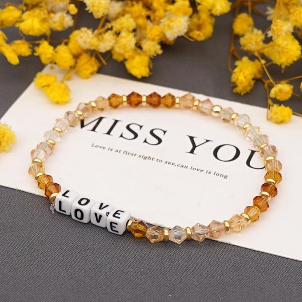 Beaded, Strands Shinus Luxury Romance Letter Bracelets Fashion Crystal Beaded Bracelet For Women LOVE Pulseras Jewelry Girl Accessories
Beaded, Strands Shinus Luxury Romance Letter Bracelets Fashion Crystal Beaded Bracelet For Women LOVE Pulseras Jewelry Girl Accessories