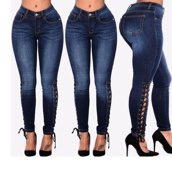 woman shaping hip string jeans big denim lace up pants pencil curvy skinny stretch slim jegging highwaisted pant women's, Blue
woman shaping hip string jeans big denim lace up pants pencil curvy skinny stretch slim jegging highwaisted pant women's, Blue