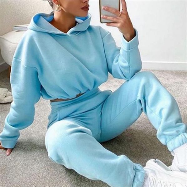 autumn sping two piece womens pants set candy color hoodie fleece sweatshirt crop amp tracksuit jogging suit, White
autumn sping two piece womens pants set candy color hoodie fleece sweatshirt crop amp tracksuit jogging suit, White