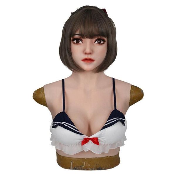 women's shapers silicone full headwear crossdressing with breast forms masquerade transgender, Black;white
women's shapers silicone full headwear crossdressing with breast forms masquerade transgender, Black;white
