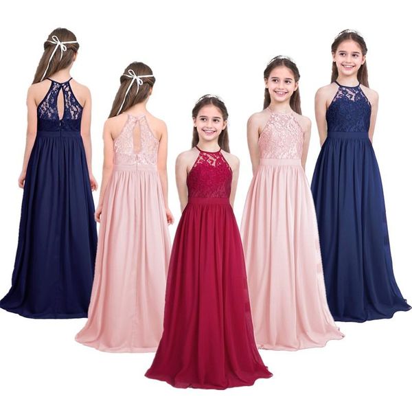 girl's dresses girls lace chiffon sleeveless halter flower girl dress for pageant wedding birthday party kids princess, Red;yellow
girl's dresses girls lace chiffon sleeveless halter flower girl dress for pageant wedding birthday party kids princess, Red;yellow