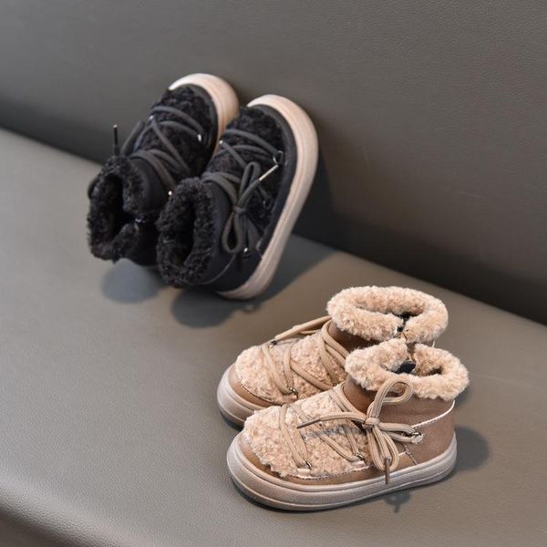 children' snow boots winter non-slip wear-resistant fur short boys side zipper warm and velvet shoes christmas gifts, Black;grey
children' snow boots winter non-slip wear-resistant fur short boys side zipper warm and velvet shoes christmas gifts, Black;grey