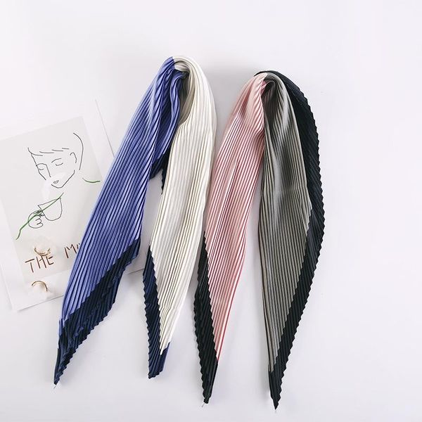 scarves women silk pleated square scarf femme patchwork desinger foulard small headband crumple handbag bandana, Blue;gray
scarves women silk pleated square scarf femme patchwork desinger foulard small headband crumple handbag bandana, Blue;gray