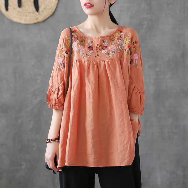 women's blouses & shirts white tunic linen shirt women vintage clothes cotton embroidery blouse plus size ladies casual puhz
women's blouses & shirts white tunic linen shirt women vintage clothes cotton embroidery blouse plus size ladies casual puhz