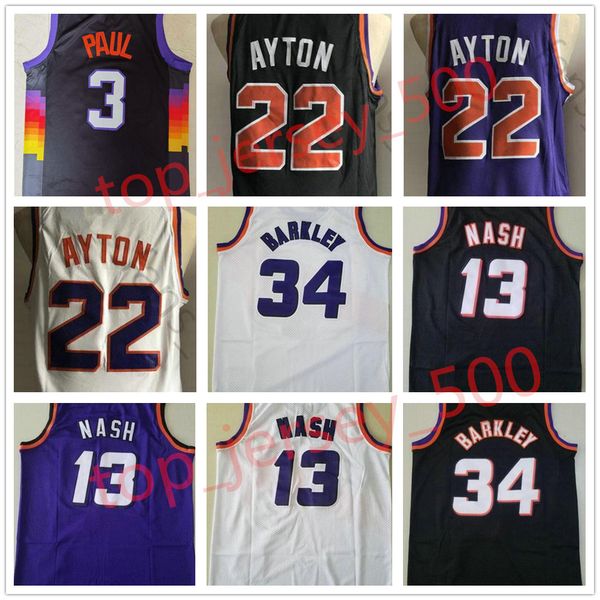 ncaa college devin 1 booker jersey chris 3 paul deandre 22 ayton purple black white retro steve 13 nash charles 34 barkley basketball jersey, Black;red
ncaa college devin 1 booker jersey chris 3 paul deandre 22 ayton purple black white retro steve 13 nash charles 34 barkley basketball jersey, Black;red
