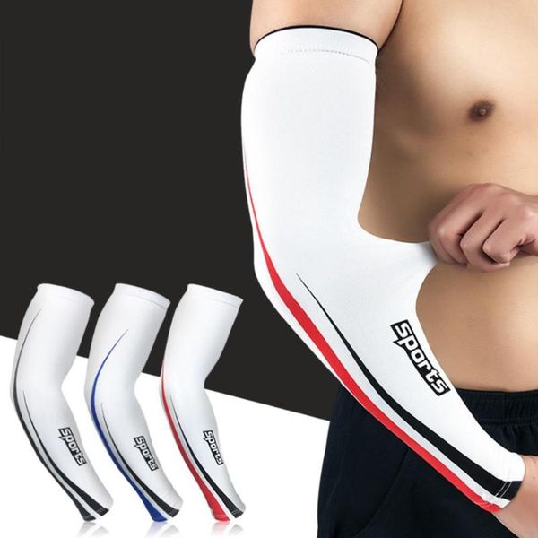 pair breathable comfortable arm sleeves soft elastic cooling cover wrap uv sun protection elbow & knee pads, Black;gray
pair breathable comfortable arm sleeves soft elastic cooling cover wrap uv sun protection elbow & knee pads, Black;gray