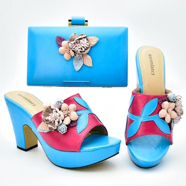 dress shoes sky blue color matching italian and bag set african bags in women nigerian sandals for party, Black
dress shoes sky blue color matching italian and bag set african bags in women nigerian sandals for party, Black