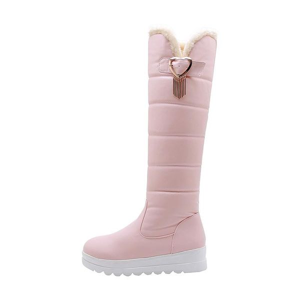 boots qplyxco2021 big size 33-43 fashion women winter flat heel round toe platform snow solid pu leather knee high, Black
boots qplyxco2021 big size 33-43 fashion women winter flat heel round toe platform snow solid pu leather knee high, Black