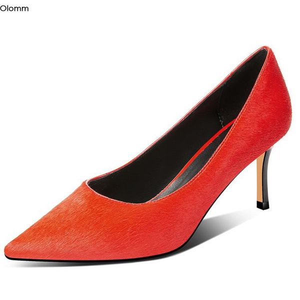 dress shoes olomm arrival women horse hair pumps thin high heels pointed toe gorgeous red black party us size 4-8.5
dress shoes olomm arrival women horse hair pumps thin high heels pointed toe gorgeous red black party us size 4-8.5