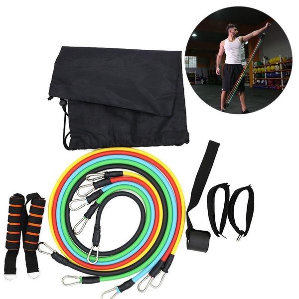 resistance bands 11pcs/set latex tpe exercise door fitness pull rope elastic gym expander muscle strength training equipment
resistance bands 11pcs/set latex tpe exercise door fitness pull rope elastic gym expander muscle strength training equipment