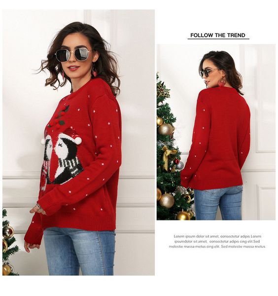 women's sweaters snowman christmas pullover ugly sweater knitted women winter jumper sequined hairball warm ladies knitwear pjir, White;black
women's sweaters snowman christmas pullover ugly sweater knitted women winter jumper sequined hairball warm ladies knitwear pjir, White;black