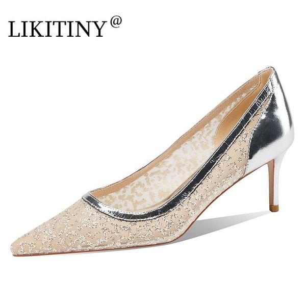 dress shoes likitiny spring summer stilettos heels women's elegant gold sliver office lady pointed toe mesh pumps wedding, Black
dress shoes likitiny spring summer stilettos heels women's elegant gold sliver office lady pointed toe mesh pumps wedding, Black