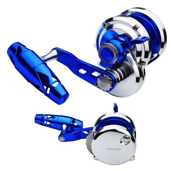 1pc 8+1bb jigging reels 5.7:1 (left/right-hand) trolling aluminum blue/silver color cnc machined seawater fishing reel baitcasting
1pc 8+1bb jigging reels 5.7:1 (left/right-hand) trolling aluminum blue/silver color cnc machined seawater fishing reel baitcasting