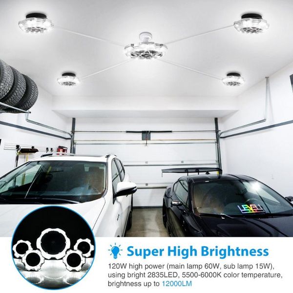 garage lights five lamps super bright industrial lighting 2835 deformable high bay for workshop panel led
garage lights five lamps super bright industrial lighting 2835 deformable high bay for workshop panel led