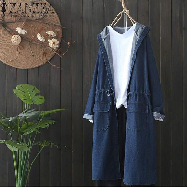 women's jackets spring women hoodies long sleeve windbreaker zanzea vintage autumn denim blue female coats casual loose outwear, Black;brown
women's jackets spring women hoodies long sleeve windbreaker zanzea vintage autumn denim blue female coats casual loose outwear, Black;brown
