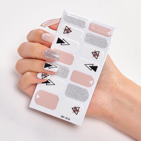 patterned nails with creative nail polish fashion self adhesive sticker for designs1, Black
patterned nails with creative nail polish fashion self adhesive sticker for designs1, Black