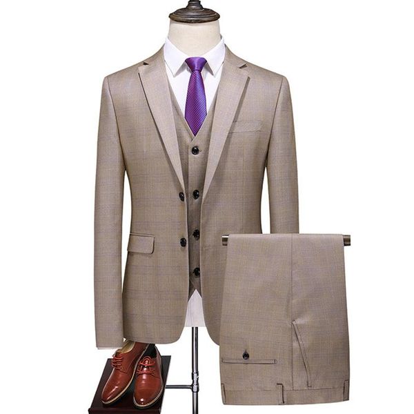 men's suits & blazers size 6xl ( jacket + vest pants ) fashion boutique plaid casual business suit groom wedding dress performance tuxe, White;black
men's suits & blazers size 6xl ( jacket + vest pants ) fashion boutique plaid casual business suit groom wedding dress performance tuxe, White;black