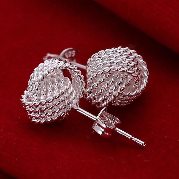 stud fashion jewelry 925 sterling silver weave tennis ear studs earrings clip for women gift ll@17, Golden;silver
stud fashion jewelry 925 sterling silver weave tennis ear studs earrings clip for women gift ll@17, Golden;silver