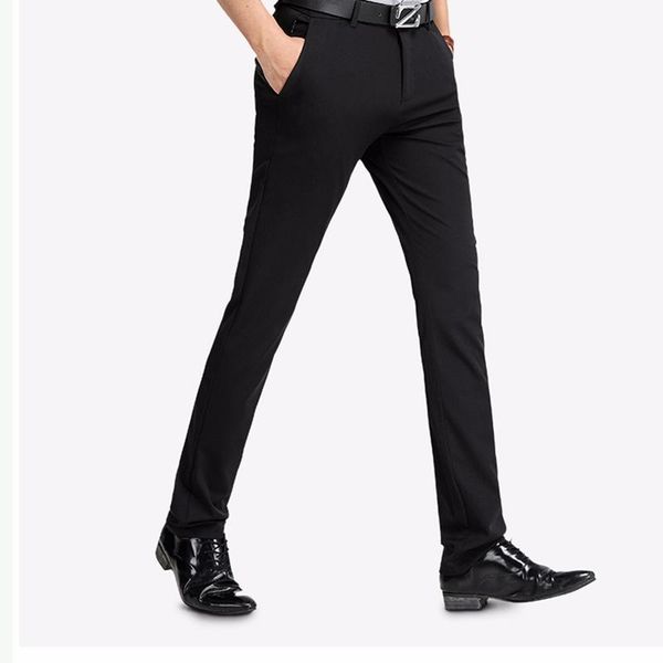 men's pants business men formal suit wedding bridegroom trousers 28~40 long male classic full length mid waist, Black
men's pants business men formal suit wedding bridegroom trousers 28~40 long male classic full length mid waist, Black
