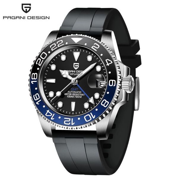 wristwatches 2021 pagani design luxury men automatic watch rubber strap waterproof mechanical 40mm sapphire gmt relogio masculino, Slivery;brown
wristwatches 2021 pagani design luxury men automatic watch rubber strap waterproof mechanical 40mm sapphire gmt relogio masculino, Slivery;brown