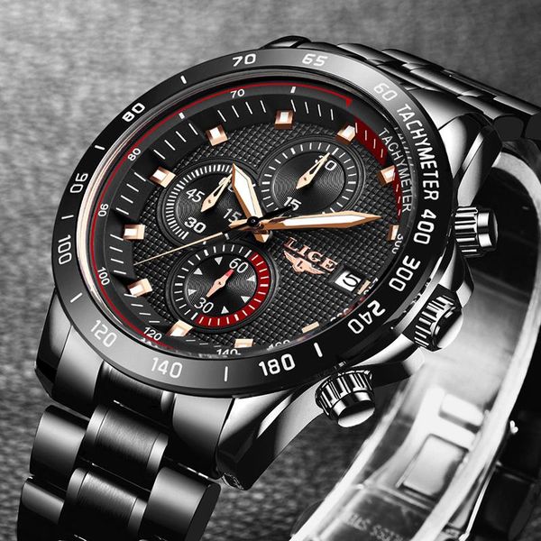 wristwatches 2021 lige fashion mens watches with stainless steel sports chronograph quartz watch men relogio masculino, Slivery;brown
wristwatches 2021 lige fashion mens watches with stainless steel sports chronograph quartz watch men relogio masculino, Slivery;brown