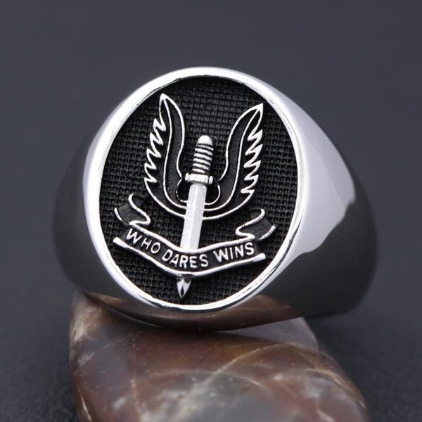 cluster rings special air service sas who dares wins force military sterling silver ring, Golden;silver
cluster rings special air service sas who dares wins force military sterling silver ring, Golden;silver