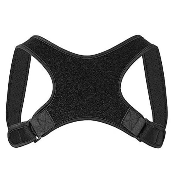 back support posture corrector, effective clavicle brace for neck shoulder pain relief fully adjustable spinal slouching, Black;blue
back support posture corrector, effective clavicle brace for neck shoulder pain relief fully adjustable spinal slouching, Black;blue