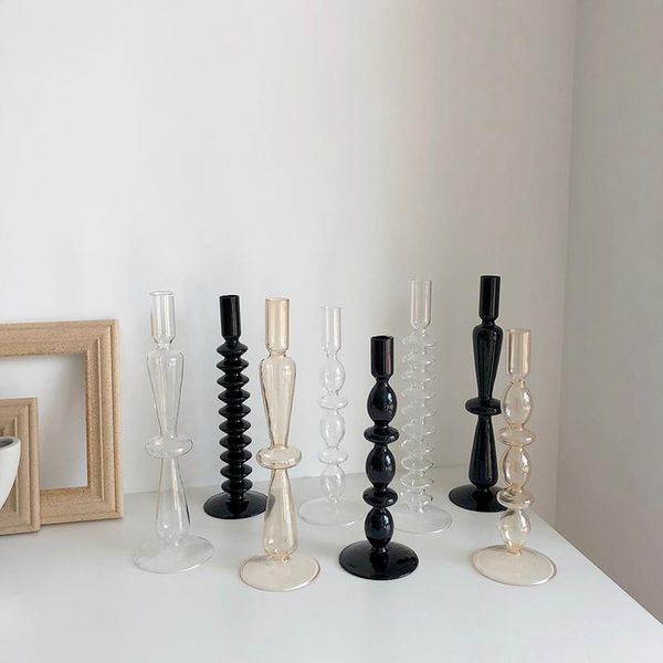 glass candle holders for pillar or taper holder clear wedding decoration candlestick
glass candle holders for pillar or taper holder clear wedding decoration candlestick