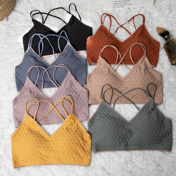 yoga outfit cross back bra comfortable sport bralette push up tube solid color underwear seamless sportwear vest women
yoga outfit cross back bra comfortable sport bralette push up tube solid color underwear seamless sportwear vest women