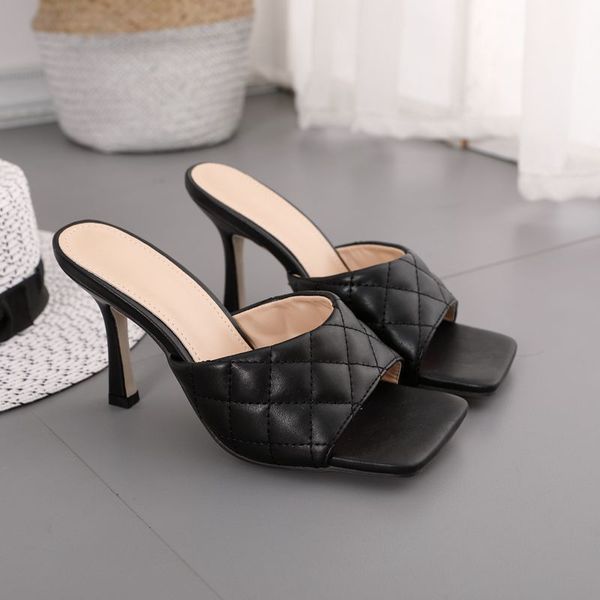 summer women shoes sandals square toe ladies heel mules thin high heels sandals slippers female fashion woman shoes 9cm big size, Black
summer women shoes sandals square toe ladies heel mules thin high heels sandals slippers female fashion woman shoes 9cm big size, Black